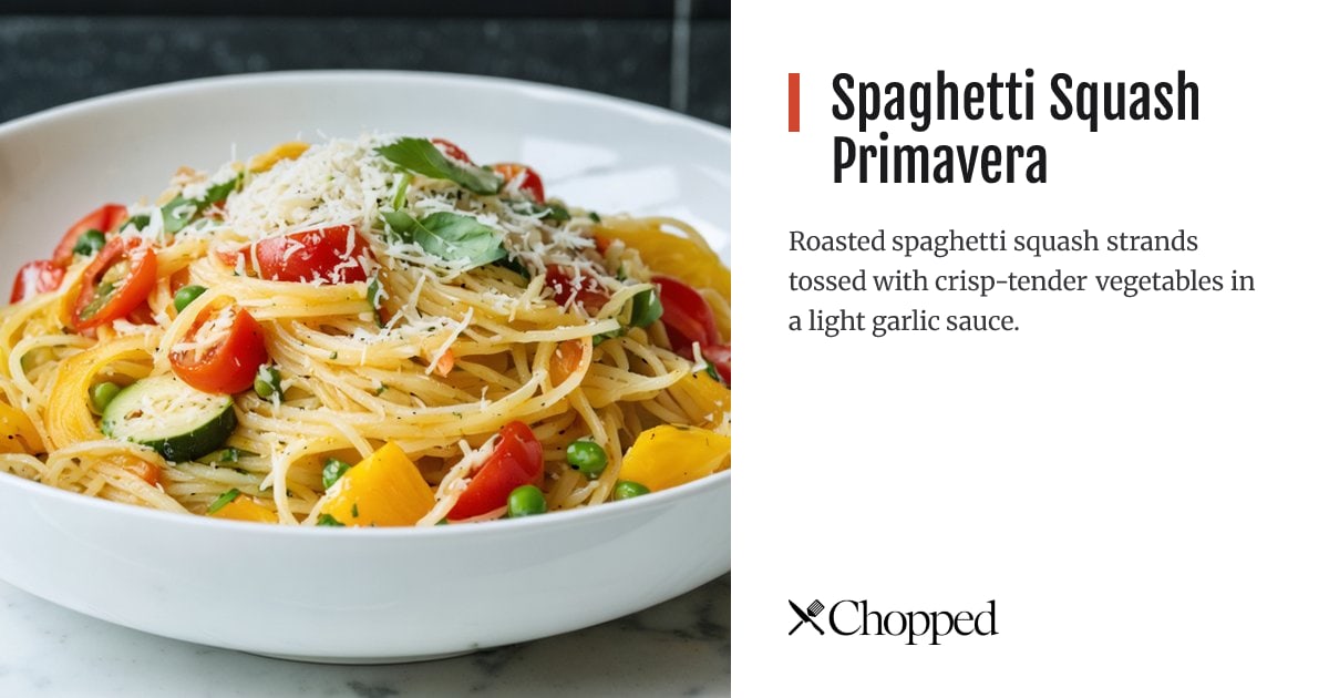 Spaghetti Squash Primavera | Chopped