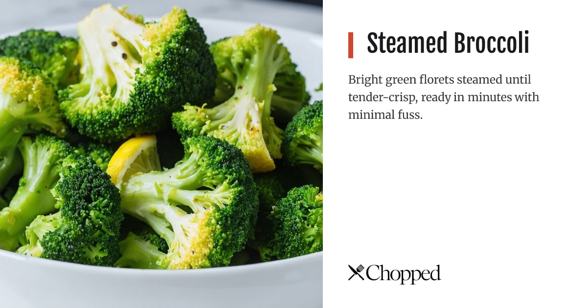 Steamed Broccoli | Chopped
