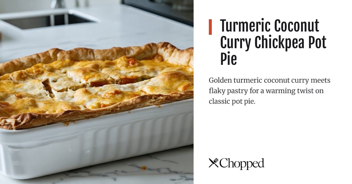Turmeric Coconut Curry Chickpea Pot Pie | Chopped