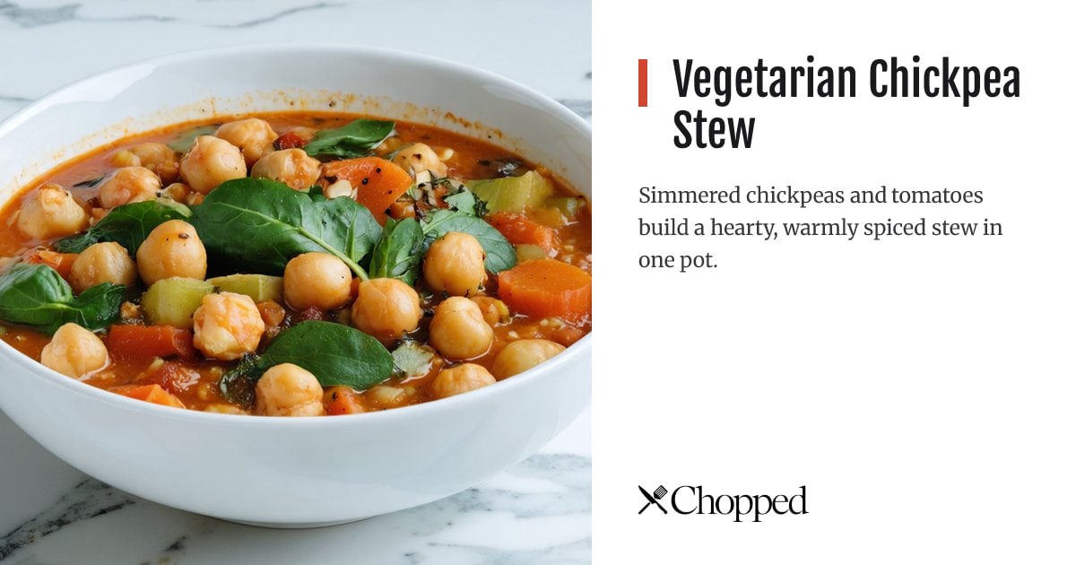Vegetarian Chickpea Stew | Chopped