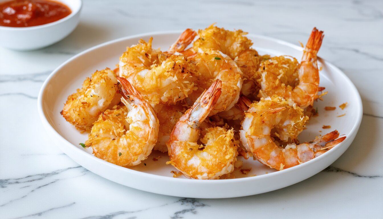 Air-Fried Coconut Shrimp - Chopped
