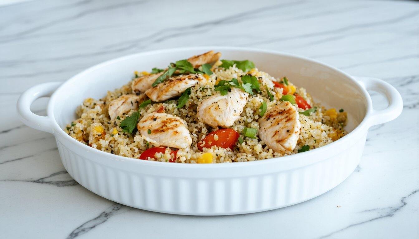 Chicken and Quinoa Comfort with Cumin and Coriander - Chopped