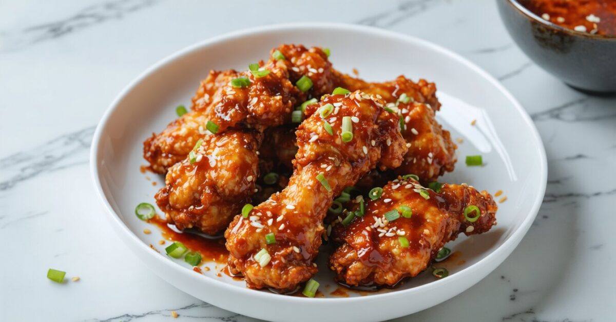Air-Fried Korean Fried Chicken