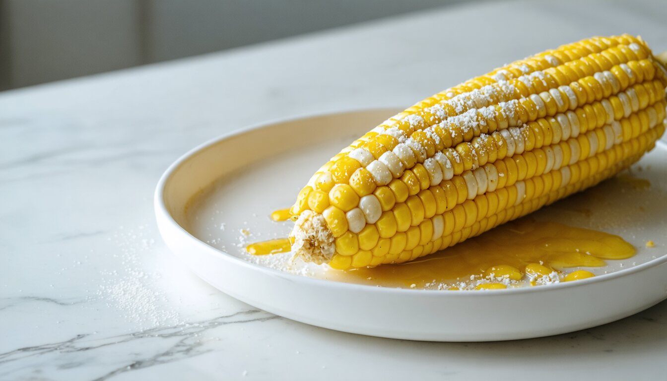 Blanched Corn on The Cob - Chopped