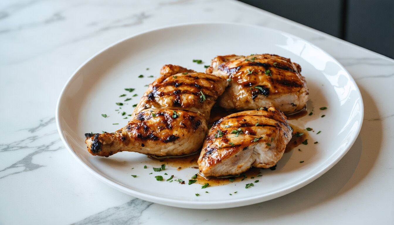 Grilled Chicken (Pollo A la Brasa) - Chopped