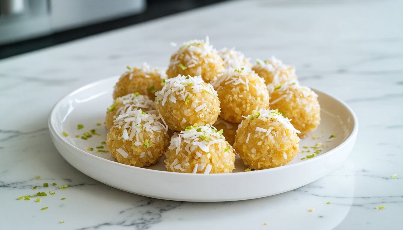 Low-Carb Coconut Lime Energy Bites All Recipes - Chopped