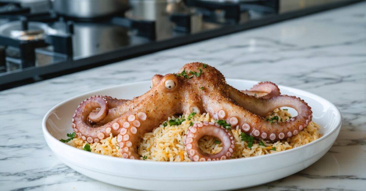 Octopus Rice (Arroz de Polvo) - Chopped
