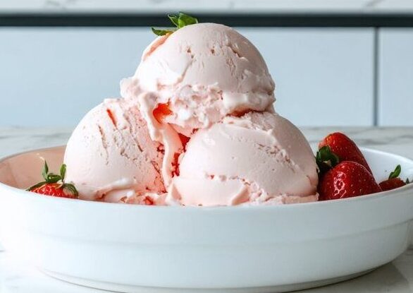 Strawberry Cottage Cheese Ice Cream All Recipes - Chopped