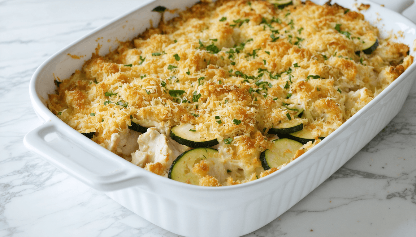 Chicken And Zucchini Casserole Chopped