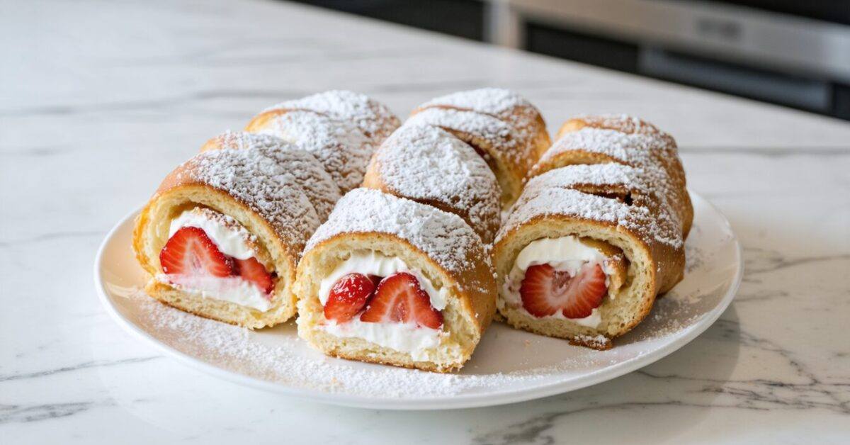 Strawberry Shortcake Rolls