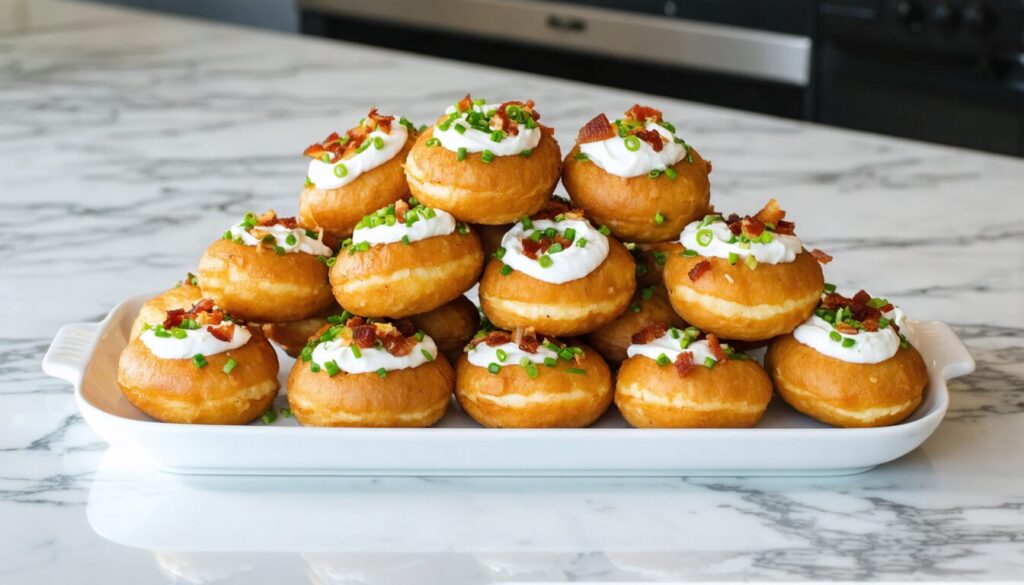 Baked Potato Mini Donuts